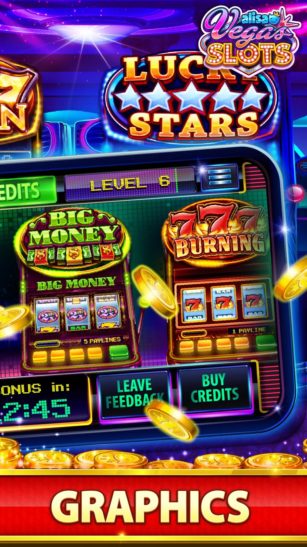 VEGAS Slots by Alisa – Free Fu | Indus Appstore | Screenshot