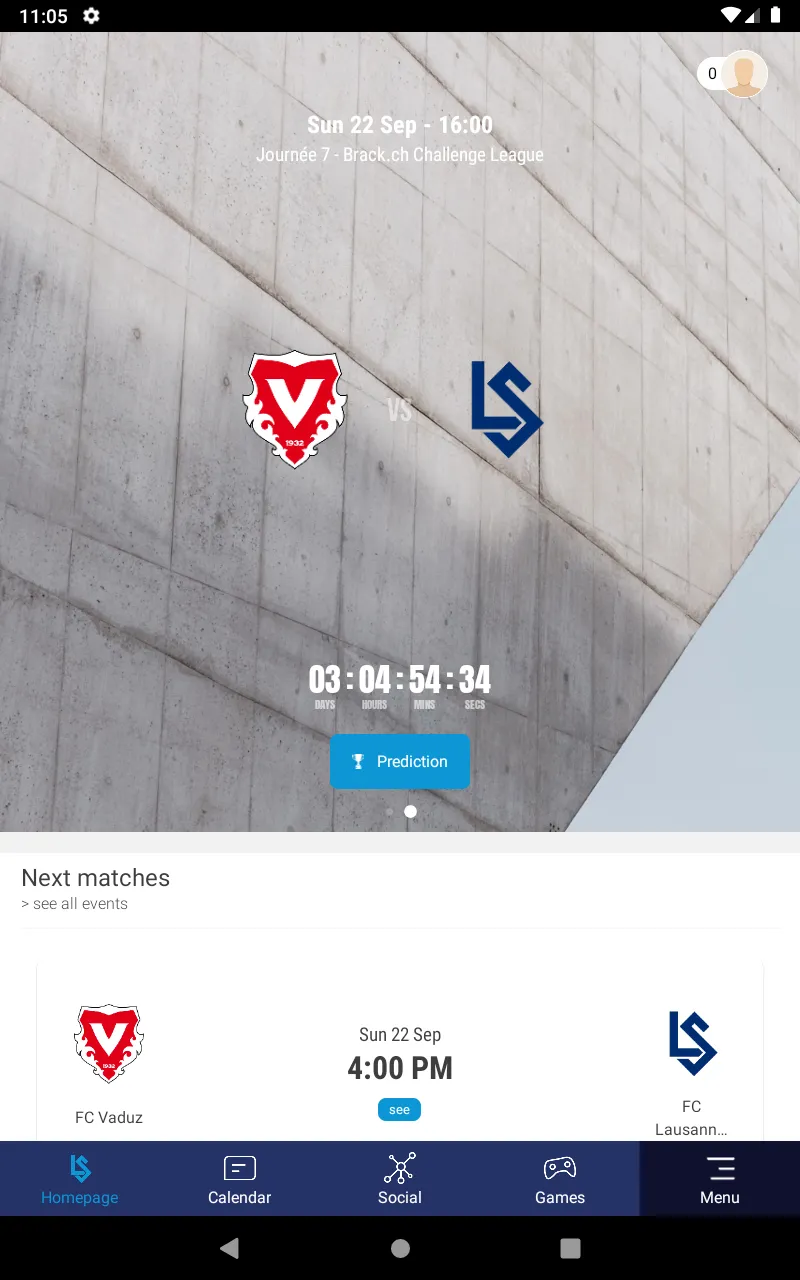 FC Lausanne-Sport | Indus Appstore | Screenshot