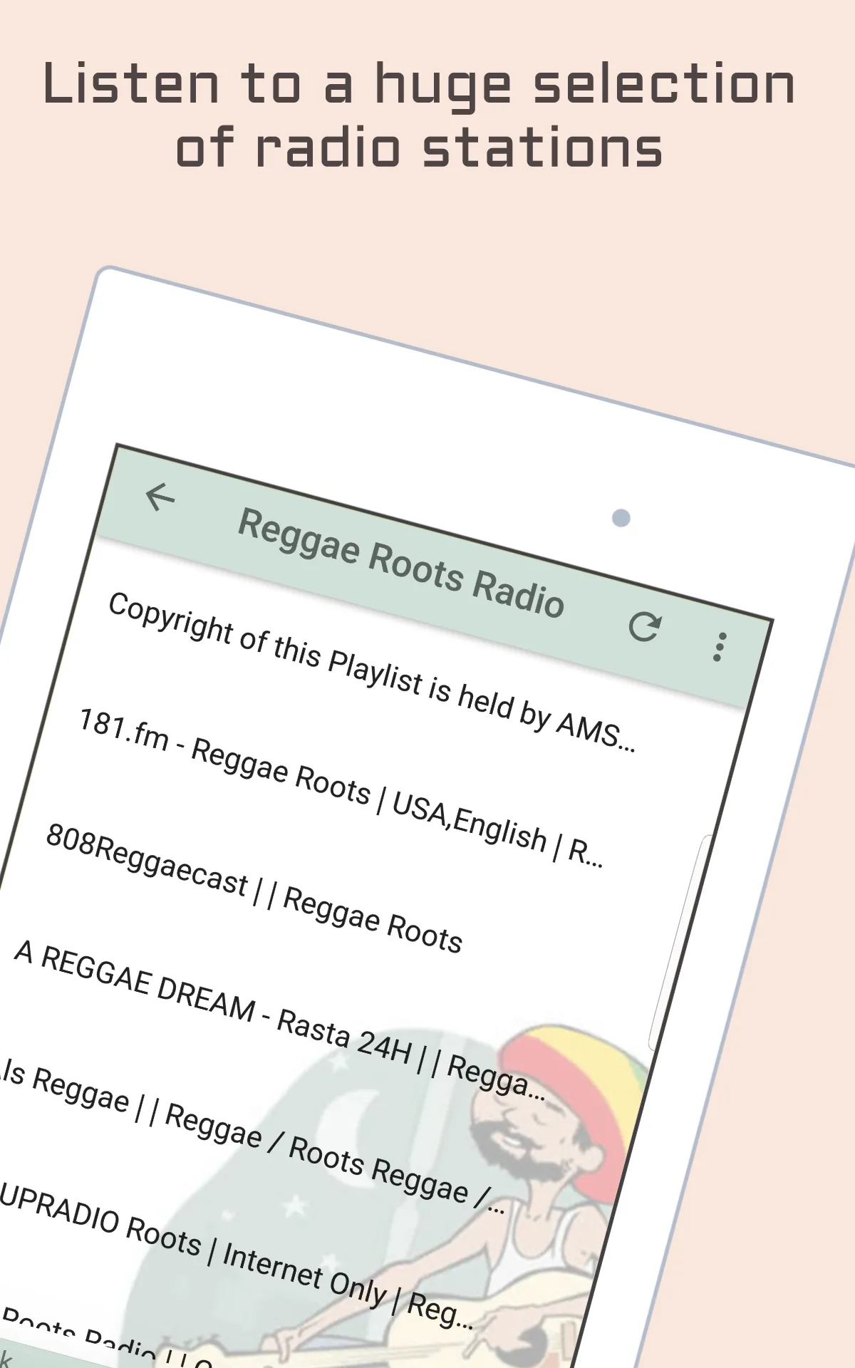 Reggae Roots Radio | Indus Appstore | Screenshot