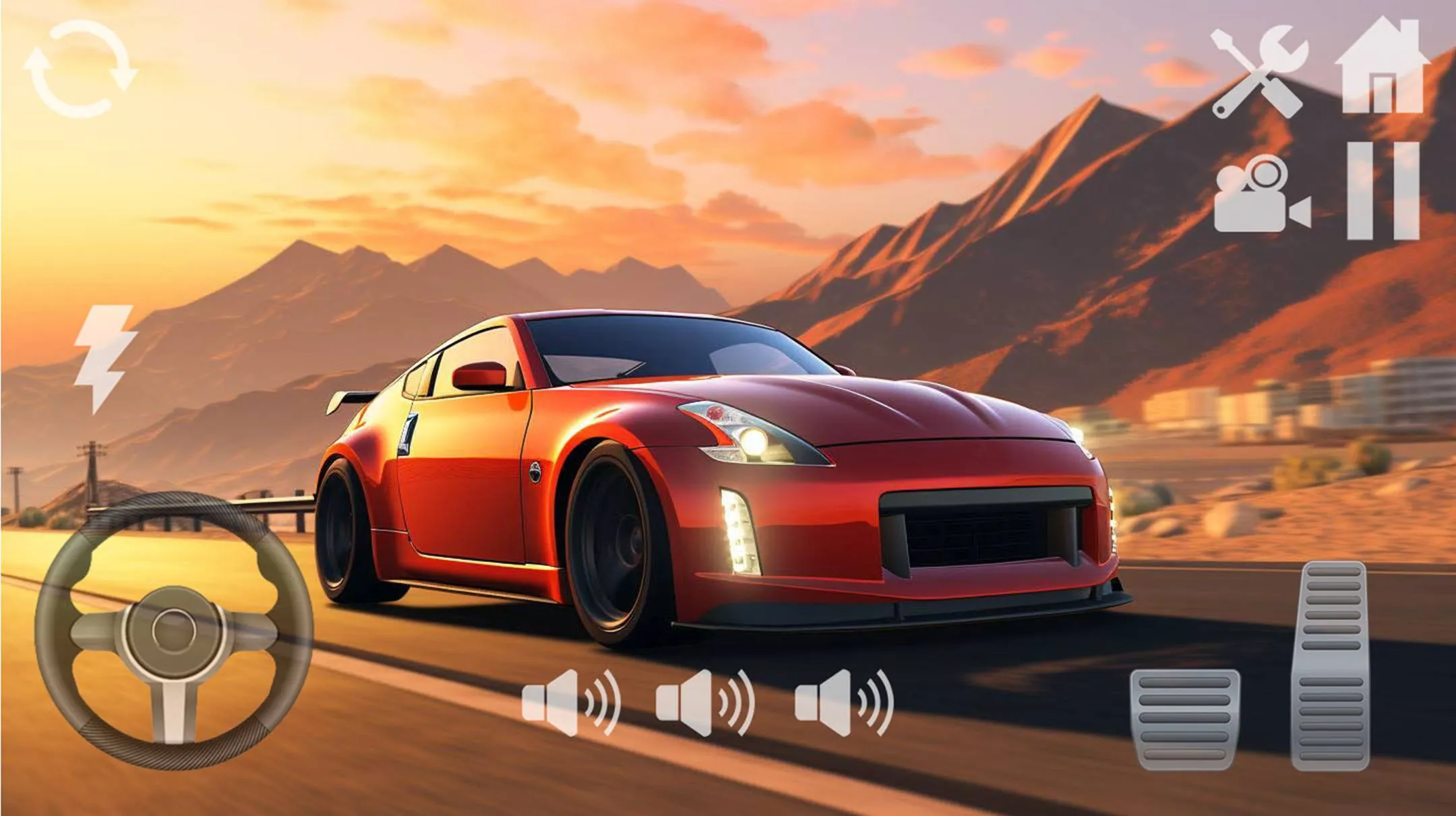 350Z Driving Simulator | Indus Appstore | Screenshot