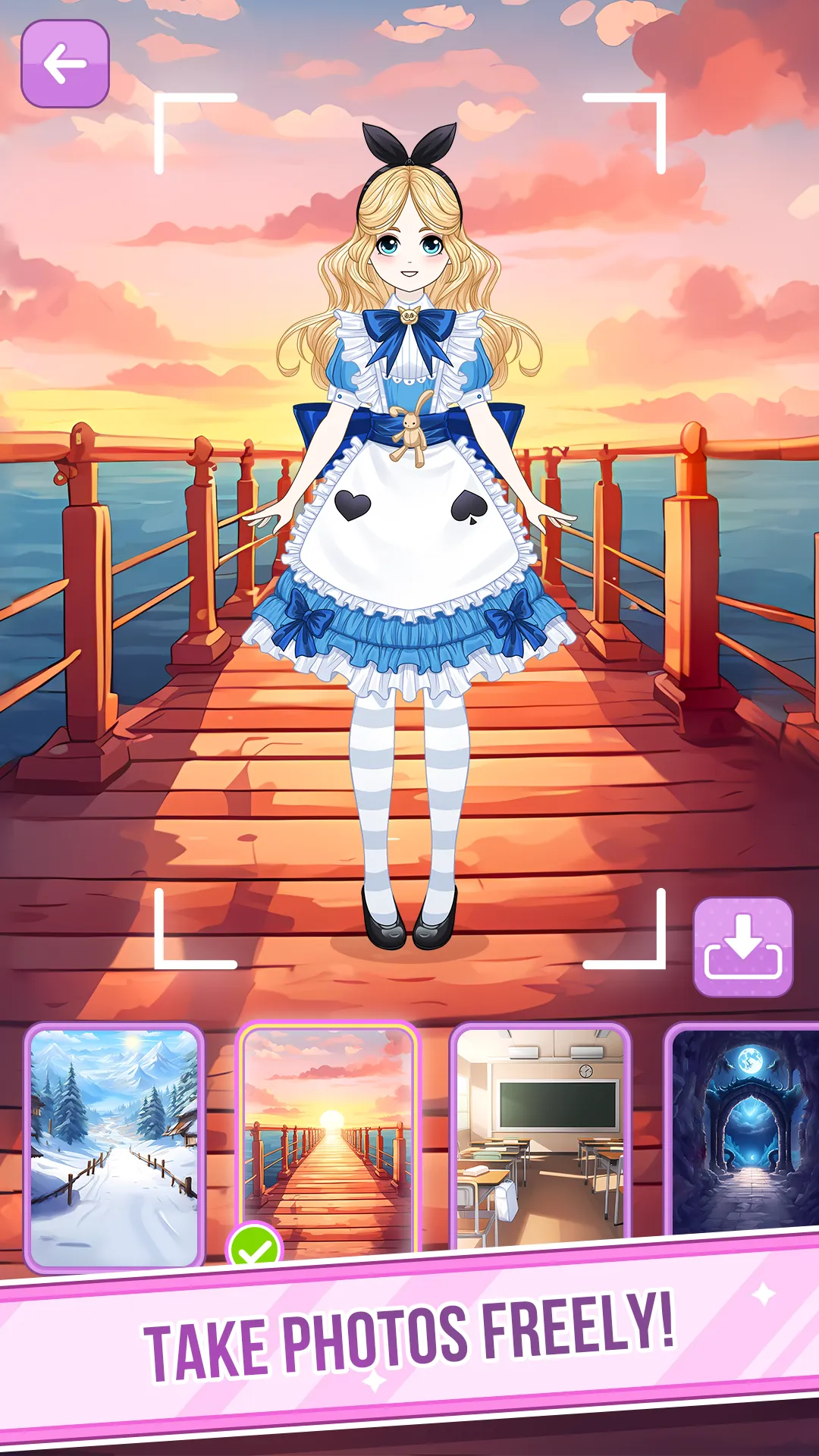 Anime Dress Up Game・Magic Doll | Indus Appstore | Screenshot