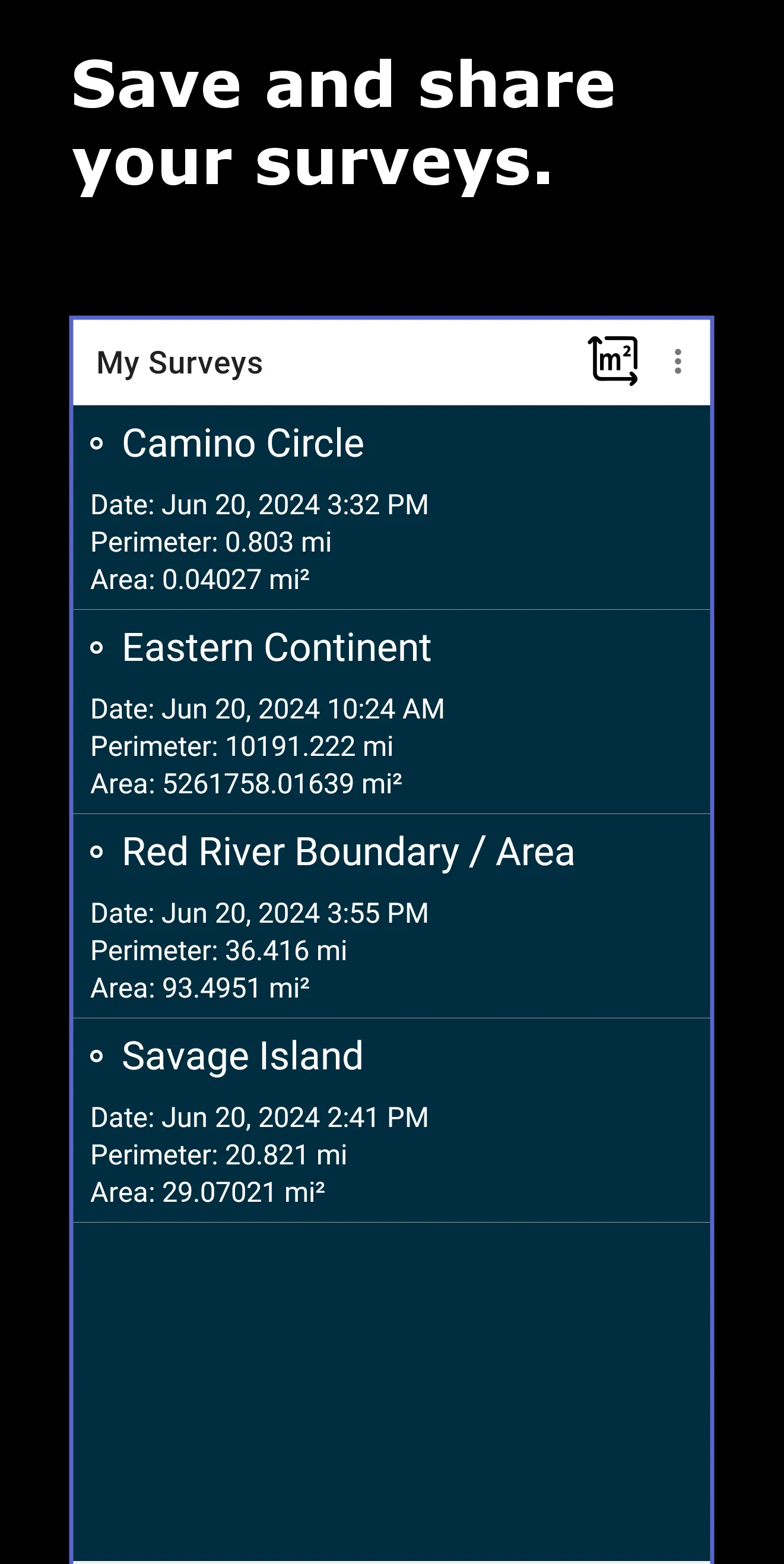 Land Calculator: Map Measure | Indus Appstore | Screenshot