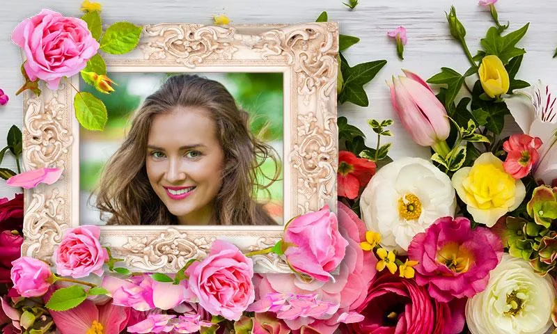 Flower Photo Frames | Indus Appstore | Screenshot