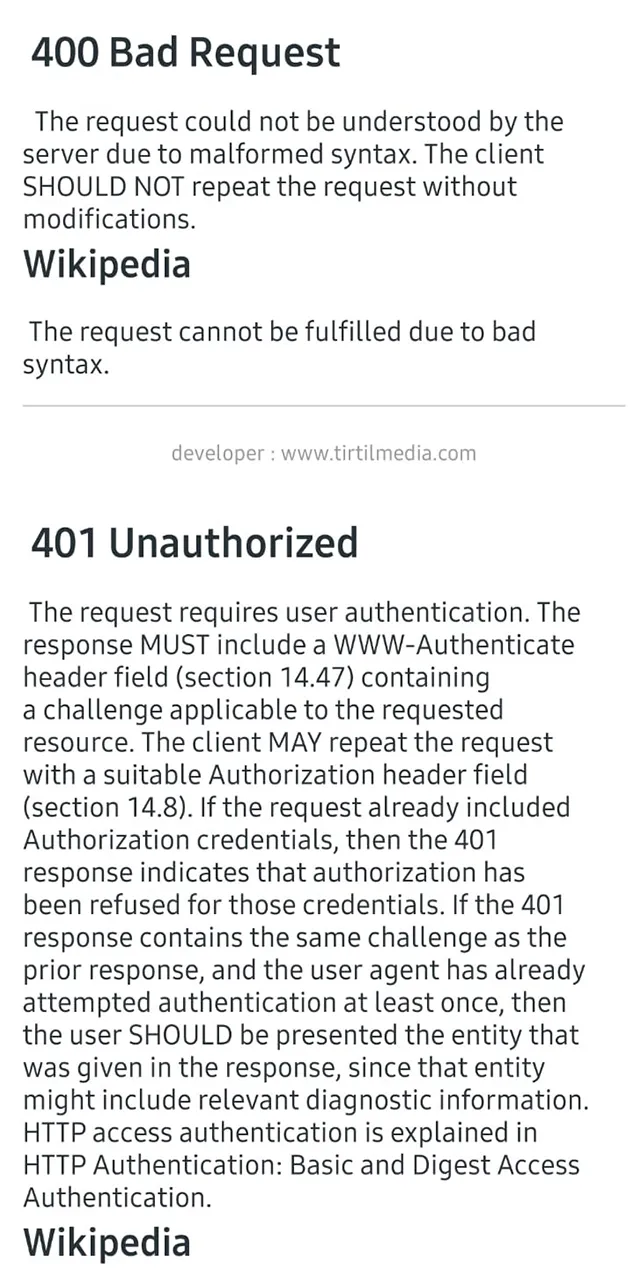 HTTP Status Codes | Indus Appstore | Screenshot