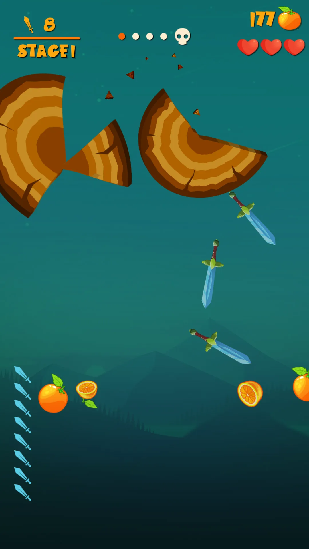 Knife Shooter: Throw & Hit | Indus Appstore | Screenshot