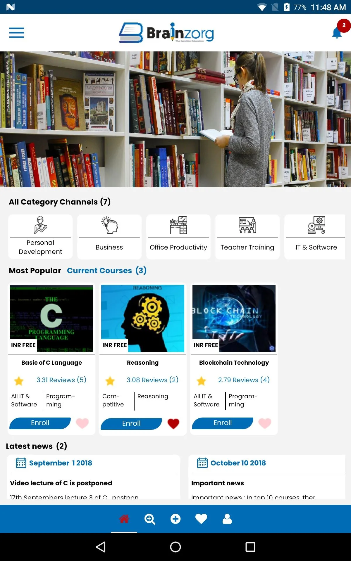 Brainzorg - The Satellite Educ | Indus Appstore | Screenshot