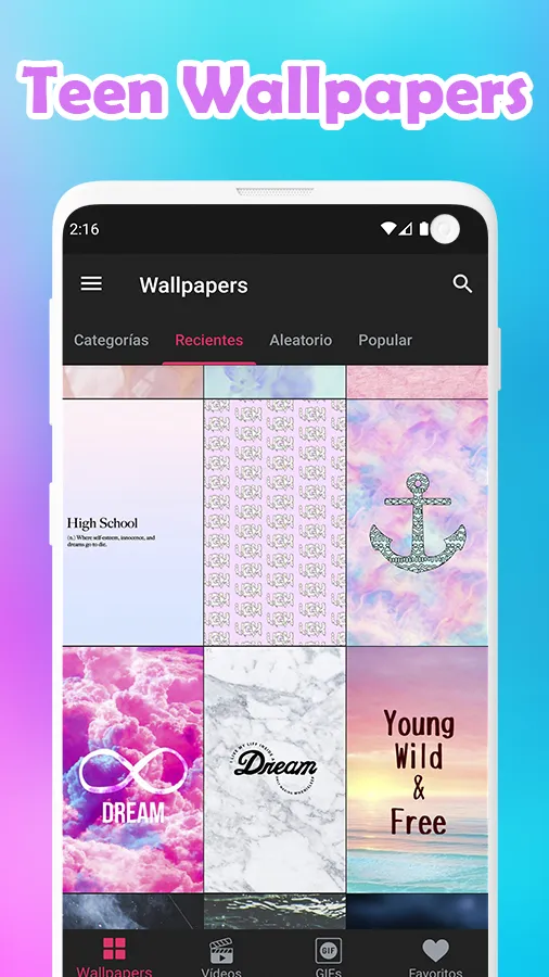 Teen Wallpapers 10000+ | Indus Appstore | Screenshot