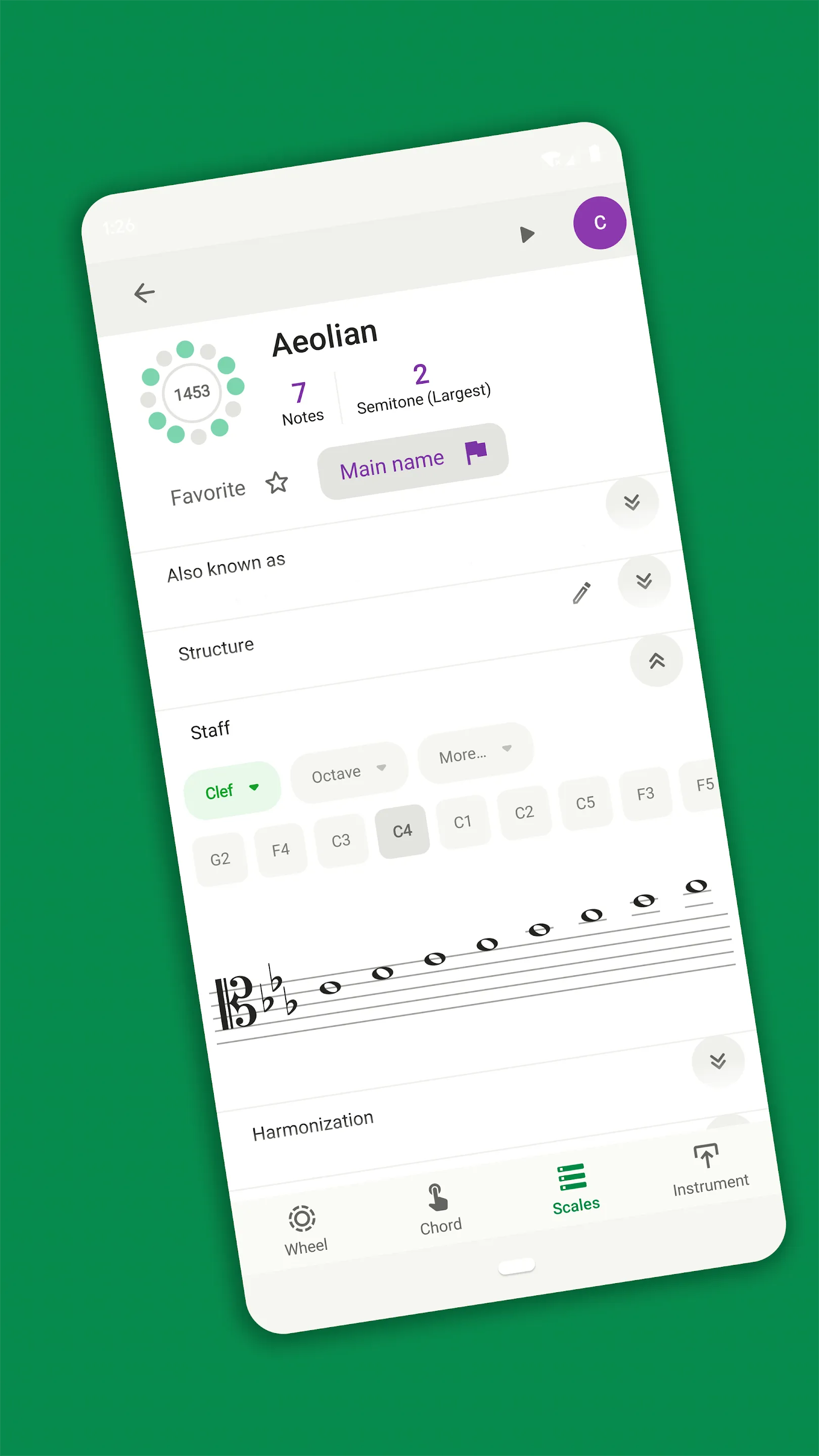 Scale, Chord Progressions | Indus Appstore | Screenshot