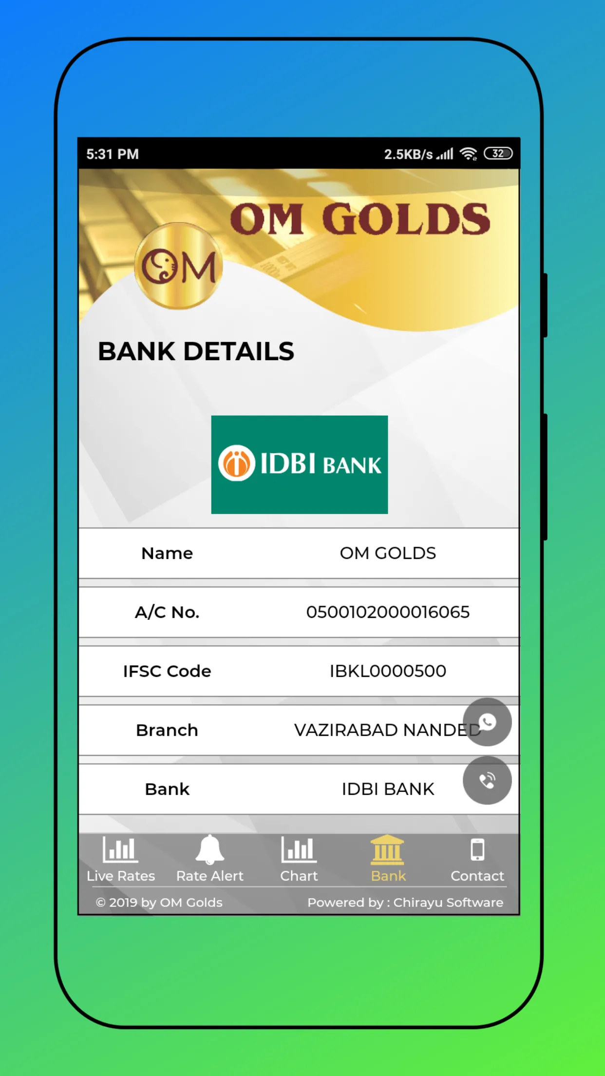 OM GOLDS - Nanded | Indus Appstore | Screenshot