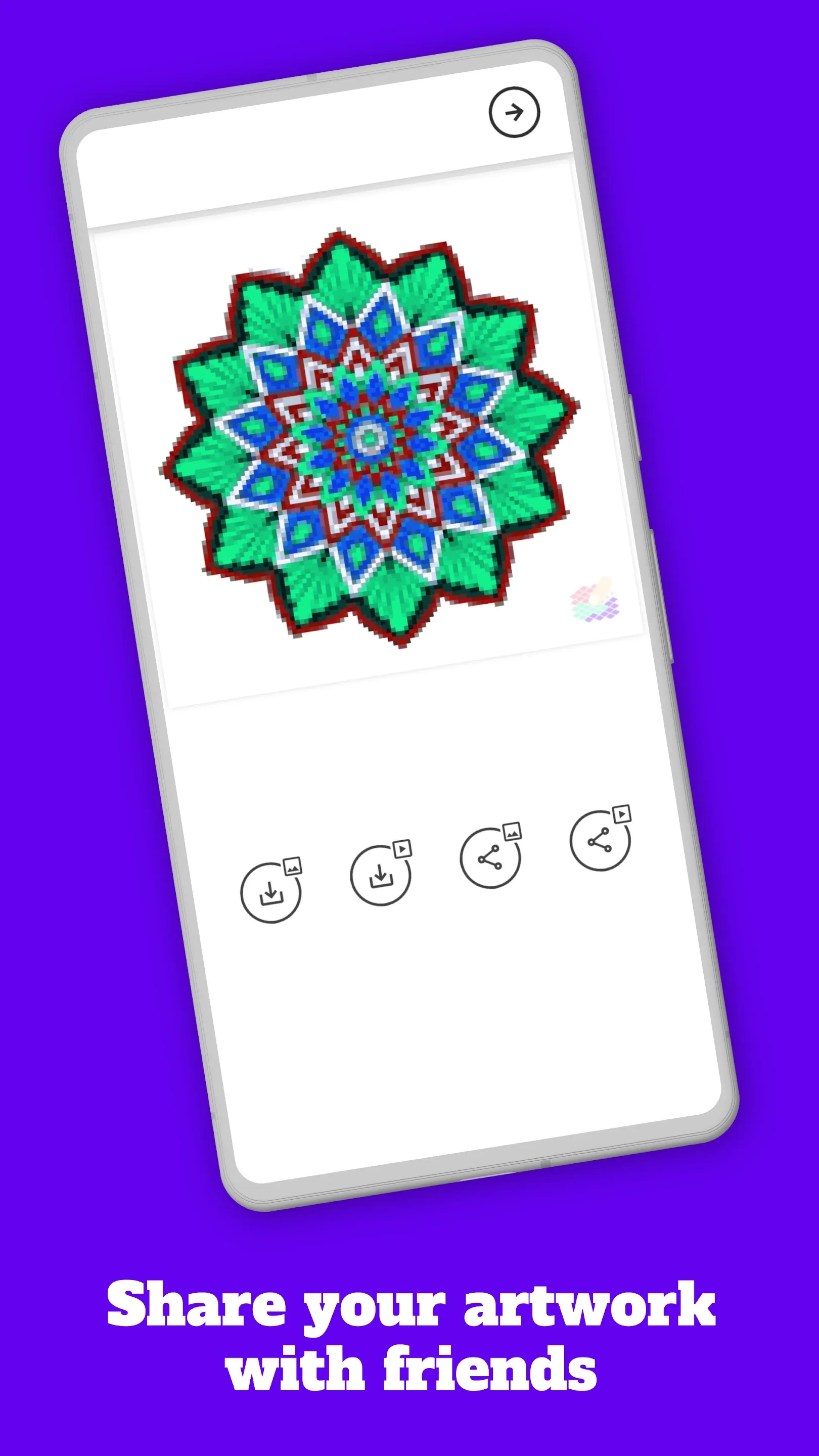 Color by Number Games | Indus Appstore | Screenshot