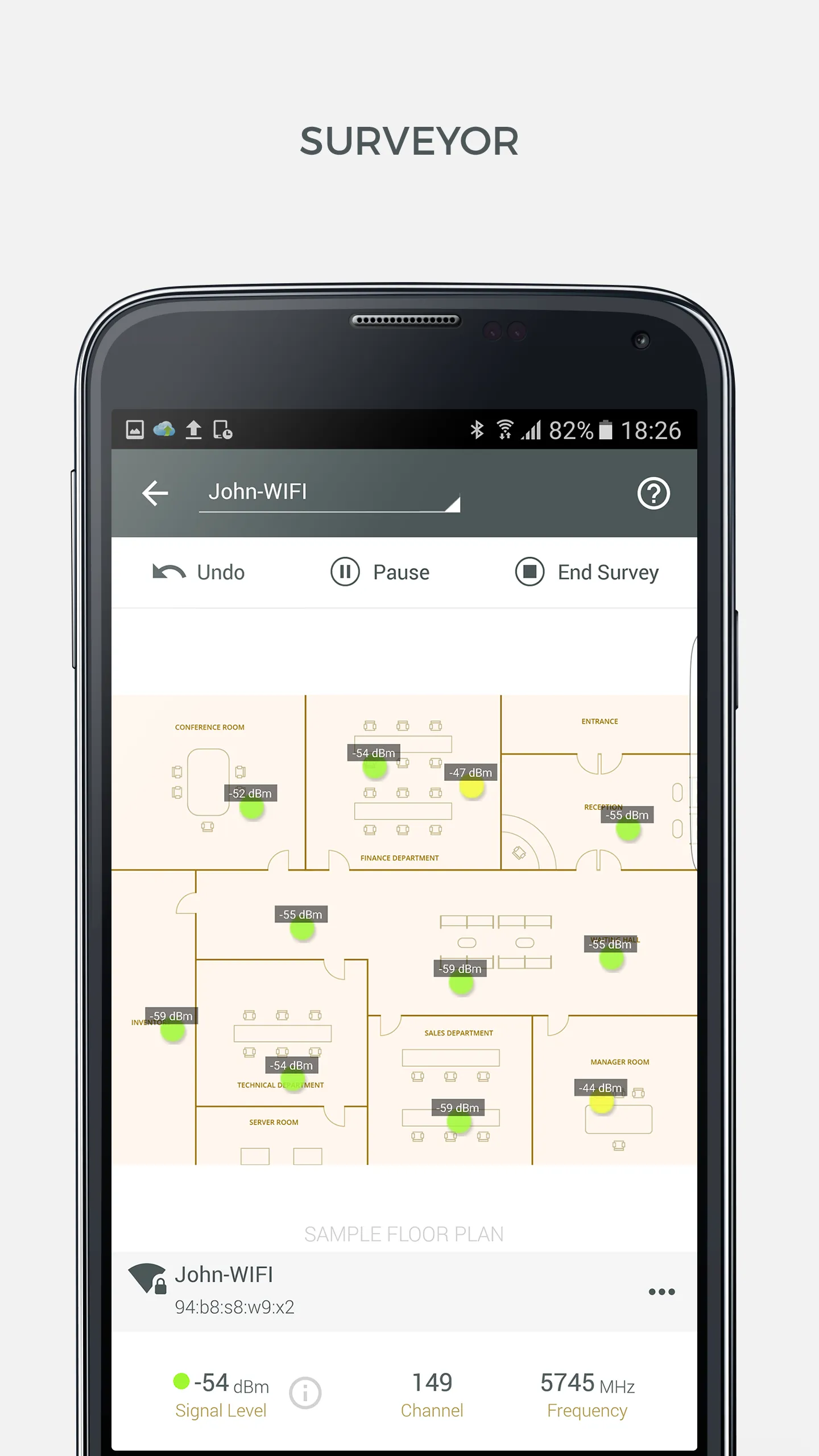 WiFi Analyzer and Surveyor | Indus Appstore | Screenshot