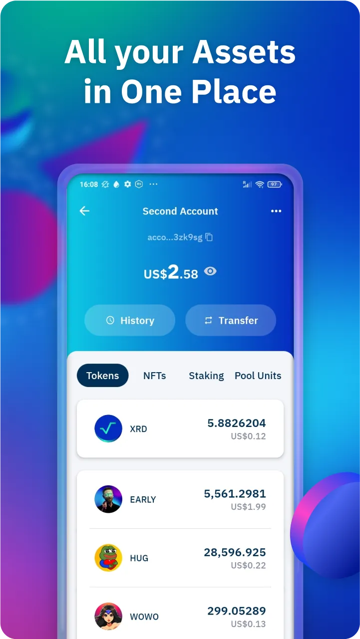 Radix Wallet | Indus Appstore | Screenshot