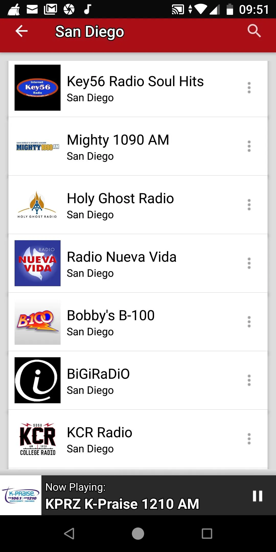 San Diego Radio Stations - USA | Indus Appstore | Screenshot