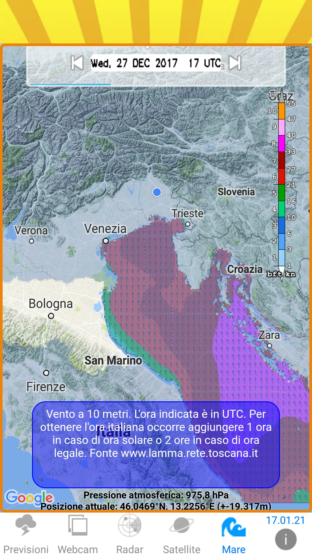 METEO EMILIA ROMAGNA | Indus Appstore | Screenshot