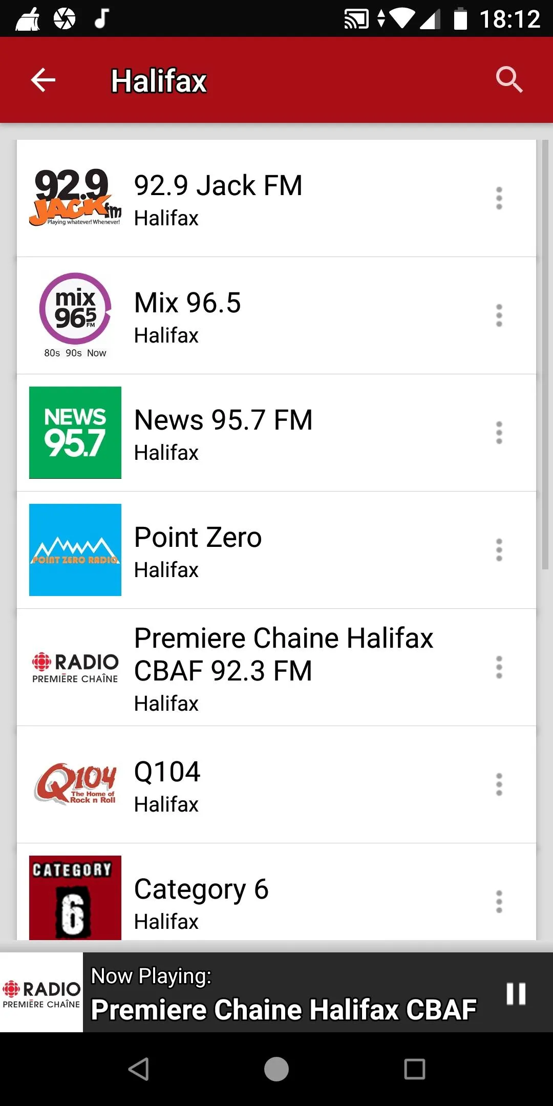 Nova Scotia Radio Stations | Indus Appstore | Screenshot