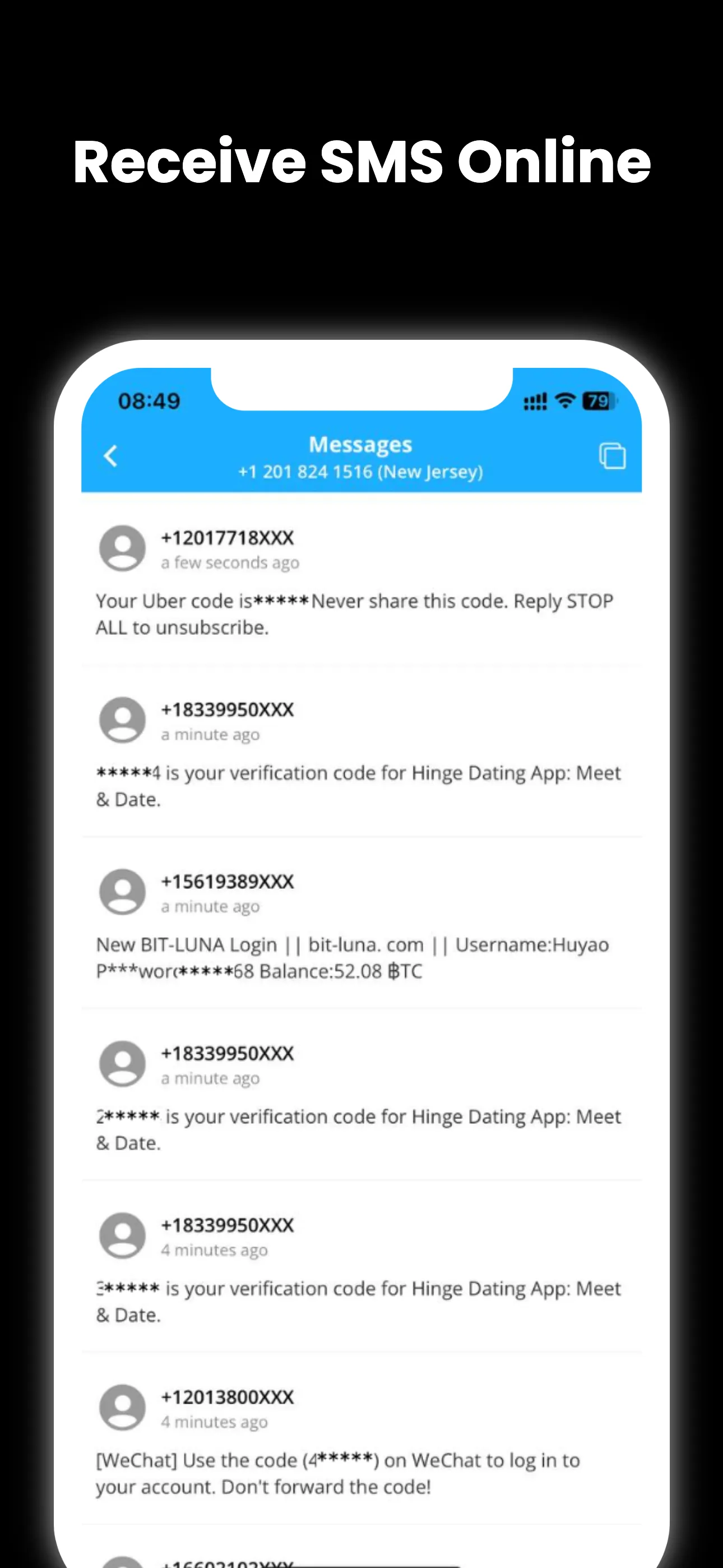 Temp Number - Receive SMS | Indus Appstore | Screenshot