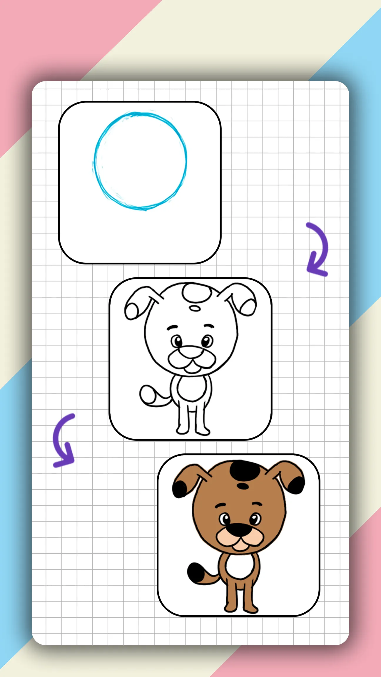 How to draw cute animals step  | Indus Appstore | Screenshot