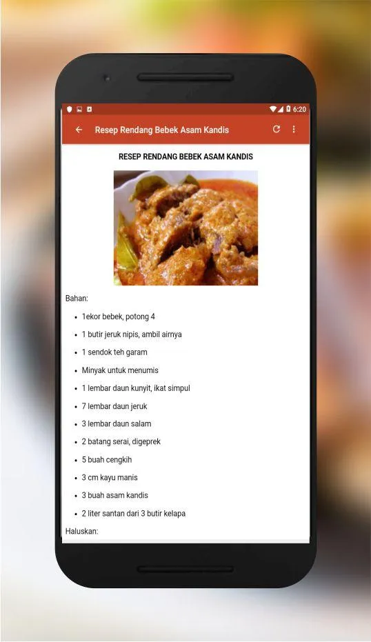 resep masakan bebek | Indus Appstore | Screenshot