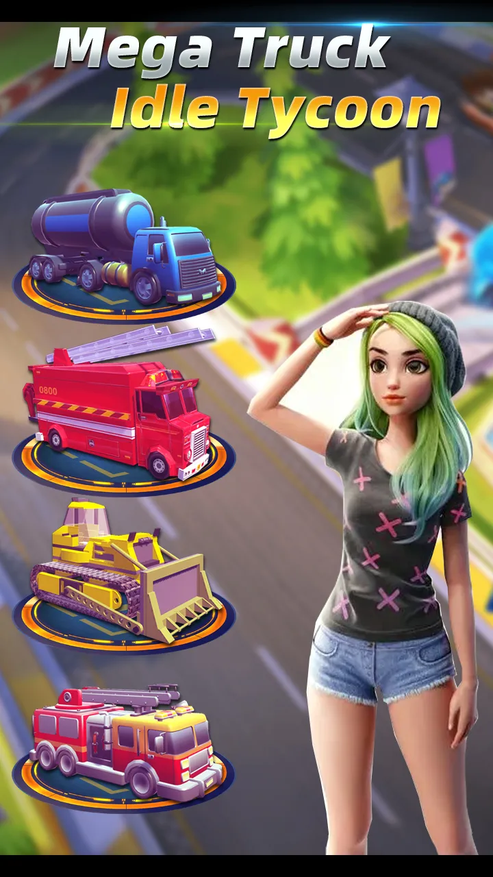 Mega Truck Idle Tycoon | Indus Appstore | Screenshot