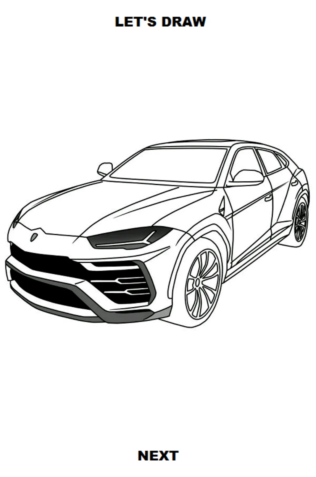 Draw Cars: SUV | Indus Appstore | Screenshot