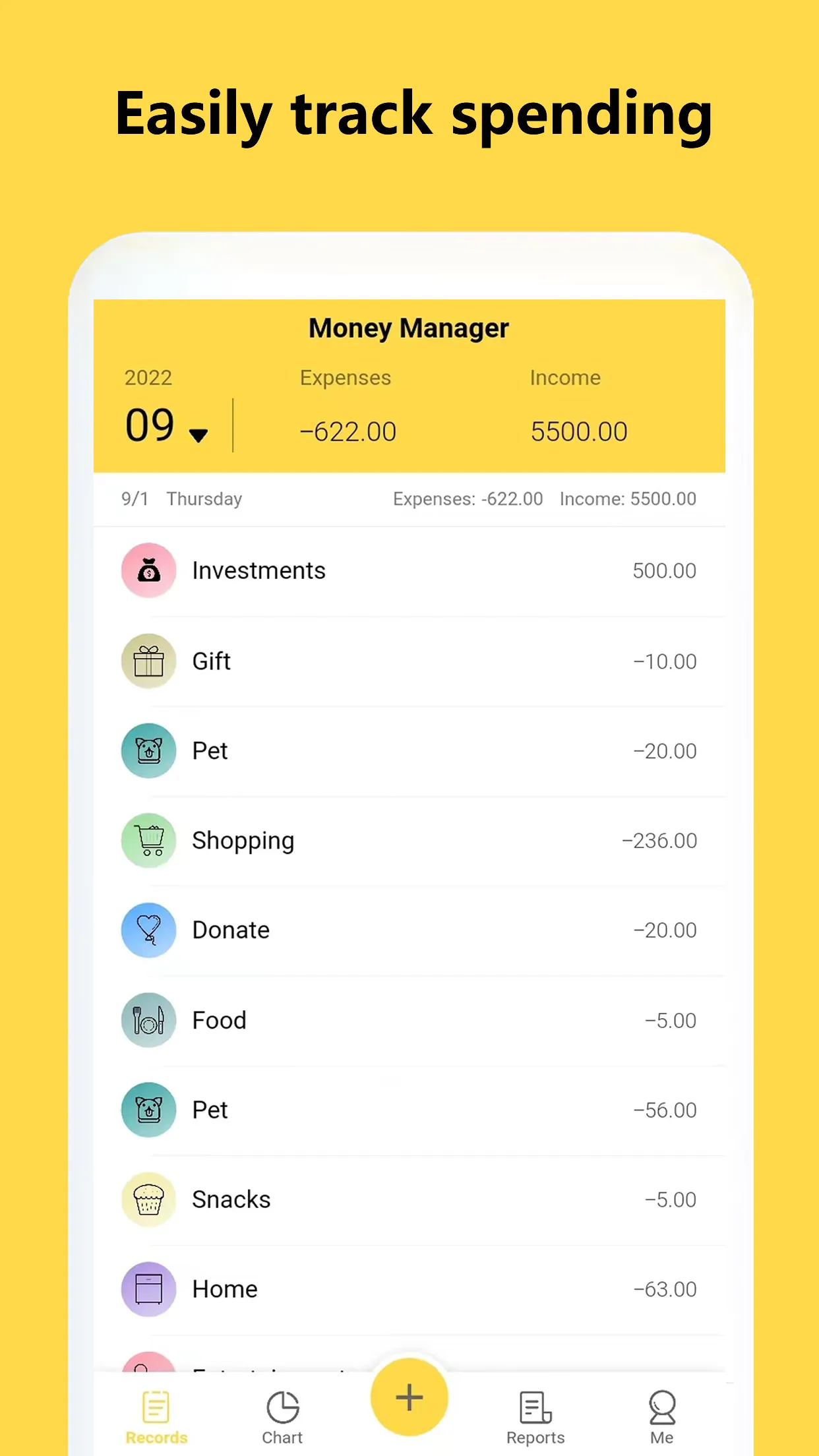 Money Tracker-Expense & Budget | Indus Appstore | Screenshot