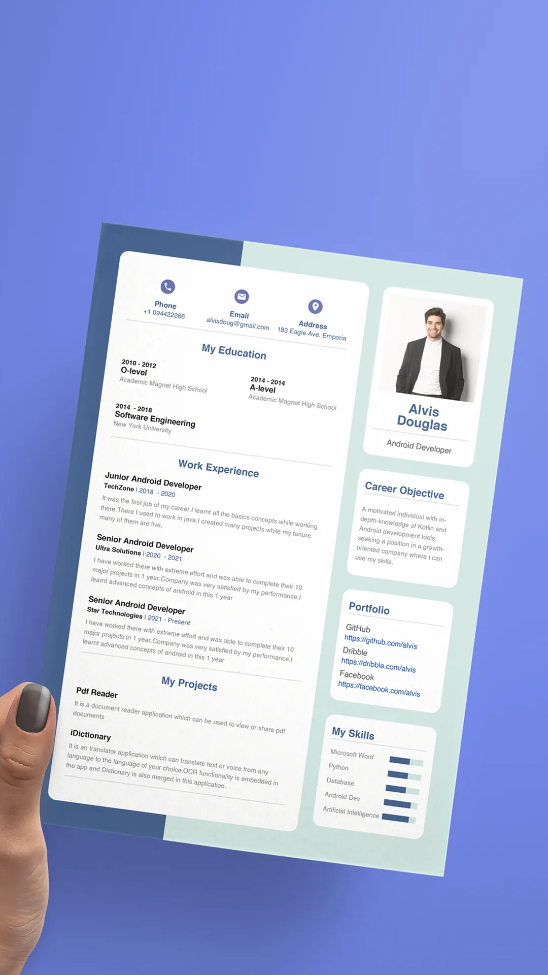 Resume Maker – CV Builder 2022 | Indus Appstore | Screenshot