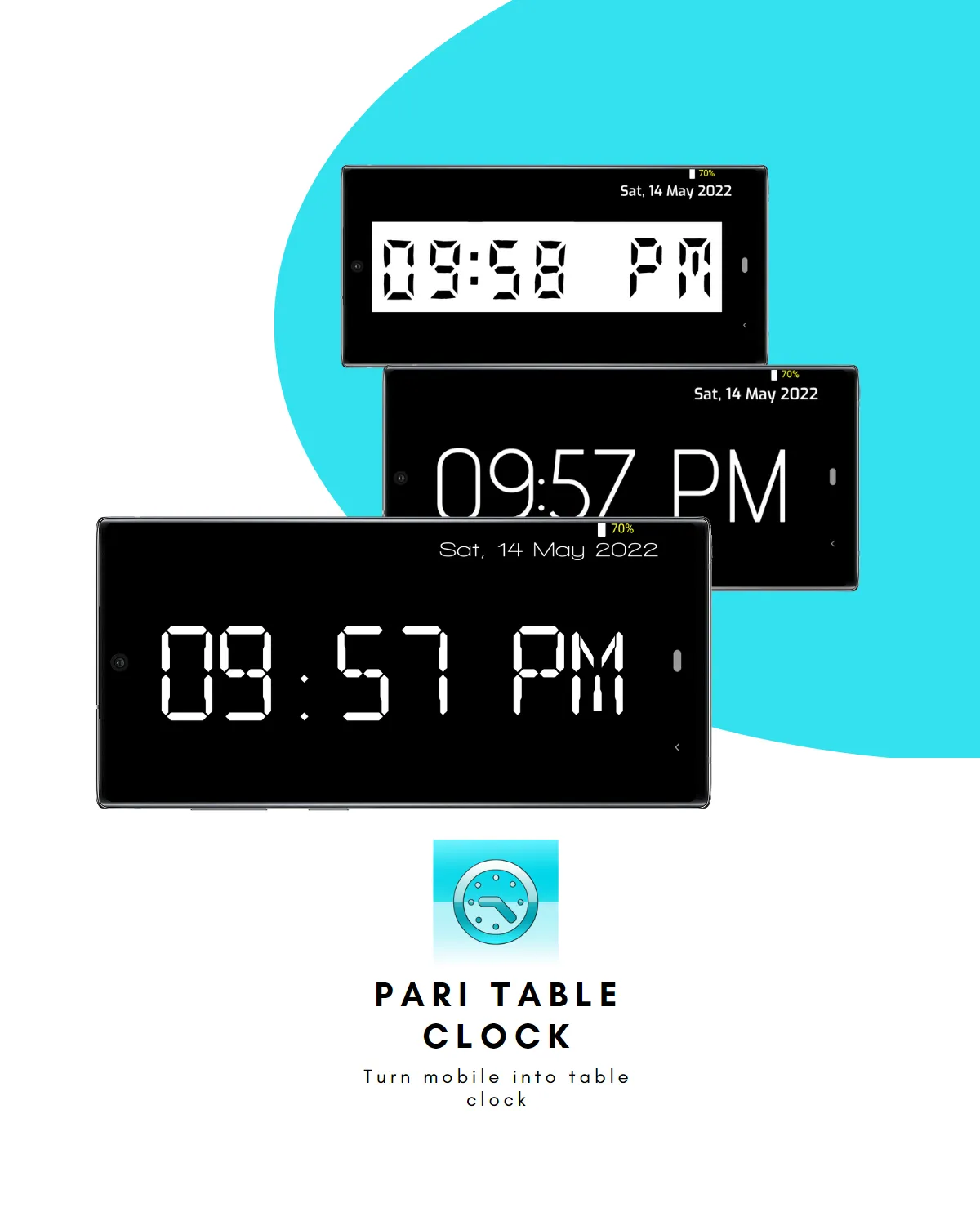 Pari Table Clock - Table Clock | Indus Appstore | Screenshot