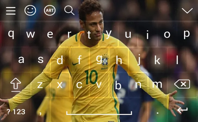 Neymar Jr Keyboard Theme 2023 | Indus Appstore | Screenshot