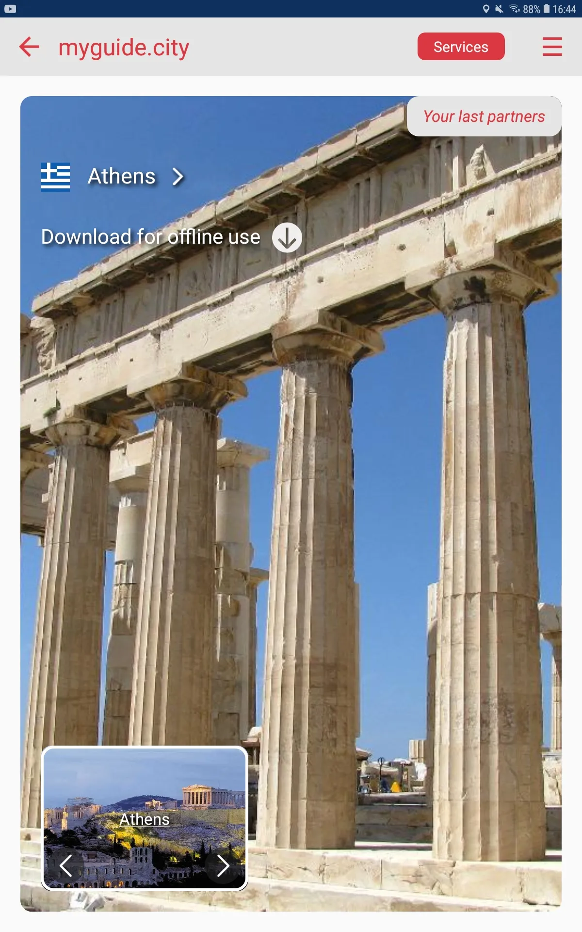 Athens city guide | Indus Appstore | Screenshot