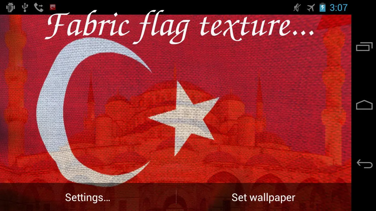 Turkey Flag Live Wallpaper | Indus Appstore | Screenshot