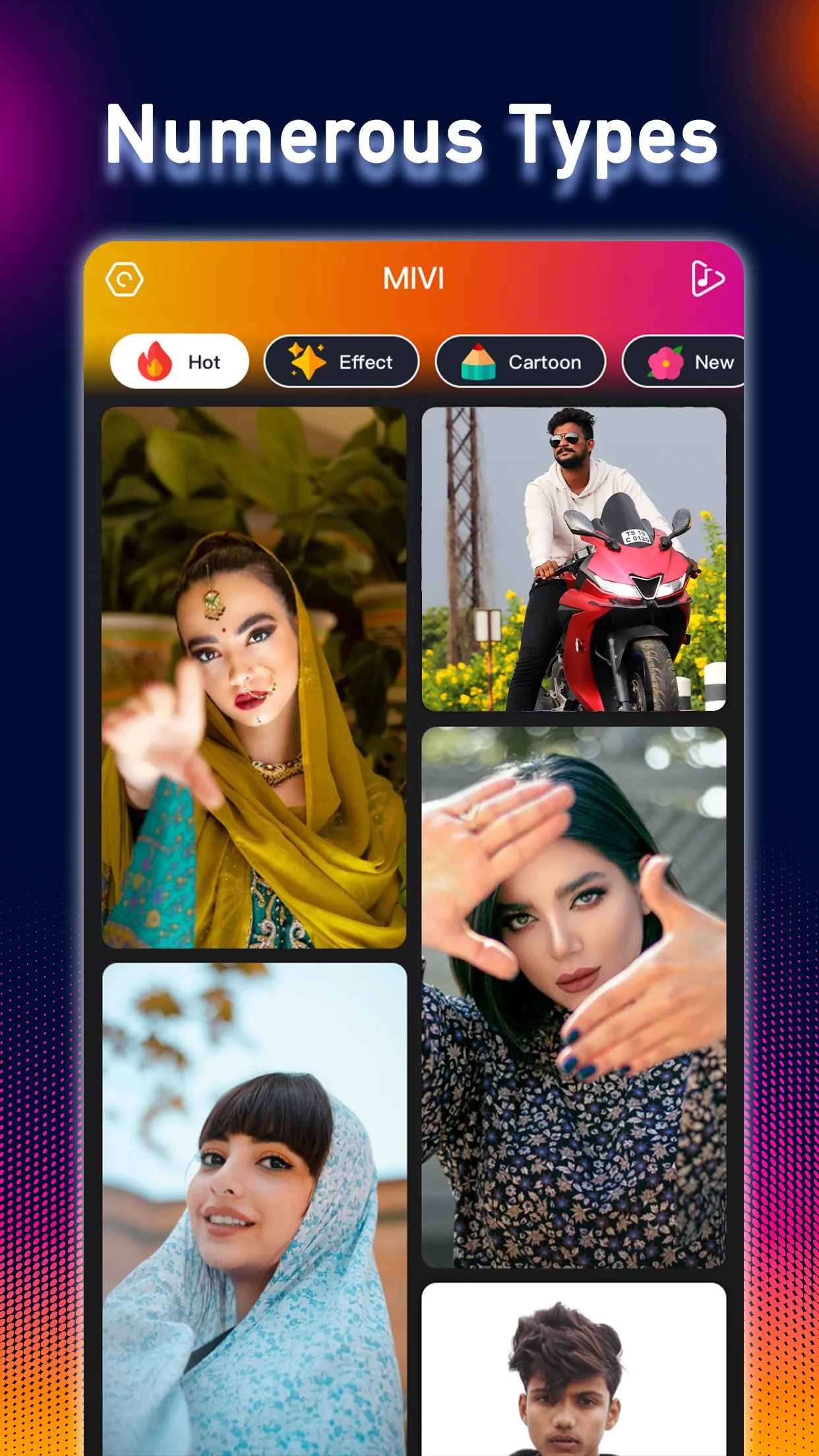 Music Video Status Maker:Mivii | Indus Appstore | Screenshot