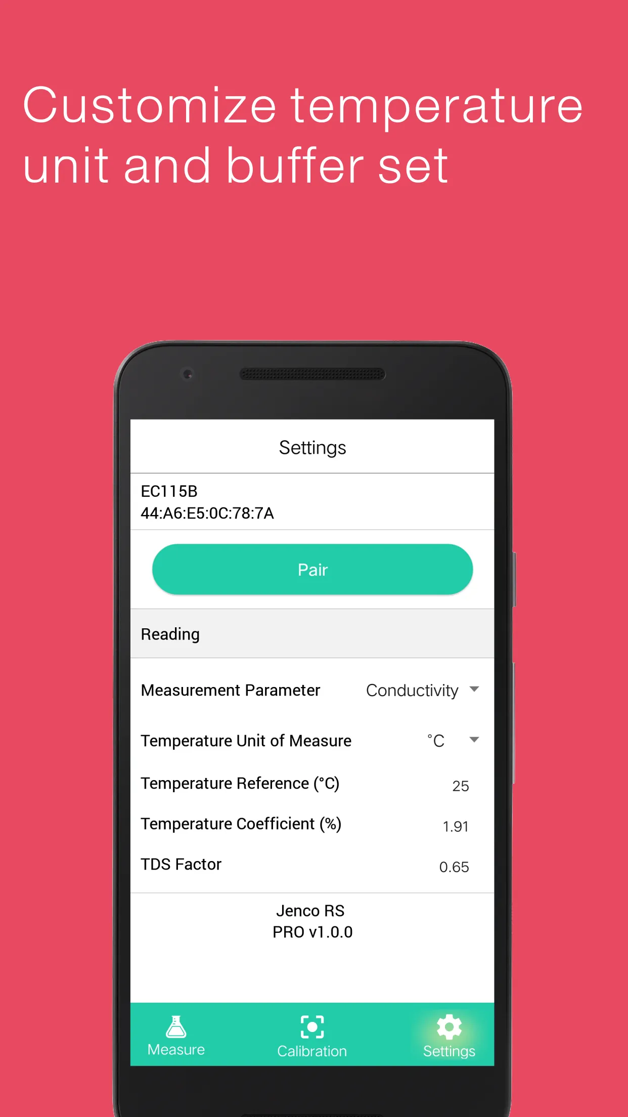 Conductivity Basic for Jenco W | Indus Appstore | Screenshot