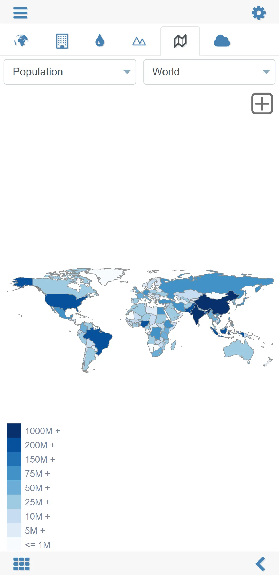 World atlas & world map MxGeo | Indus Appstore | Screenshot