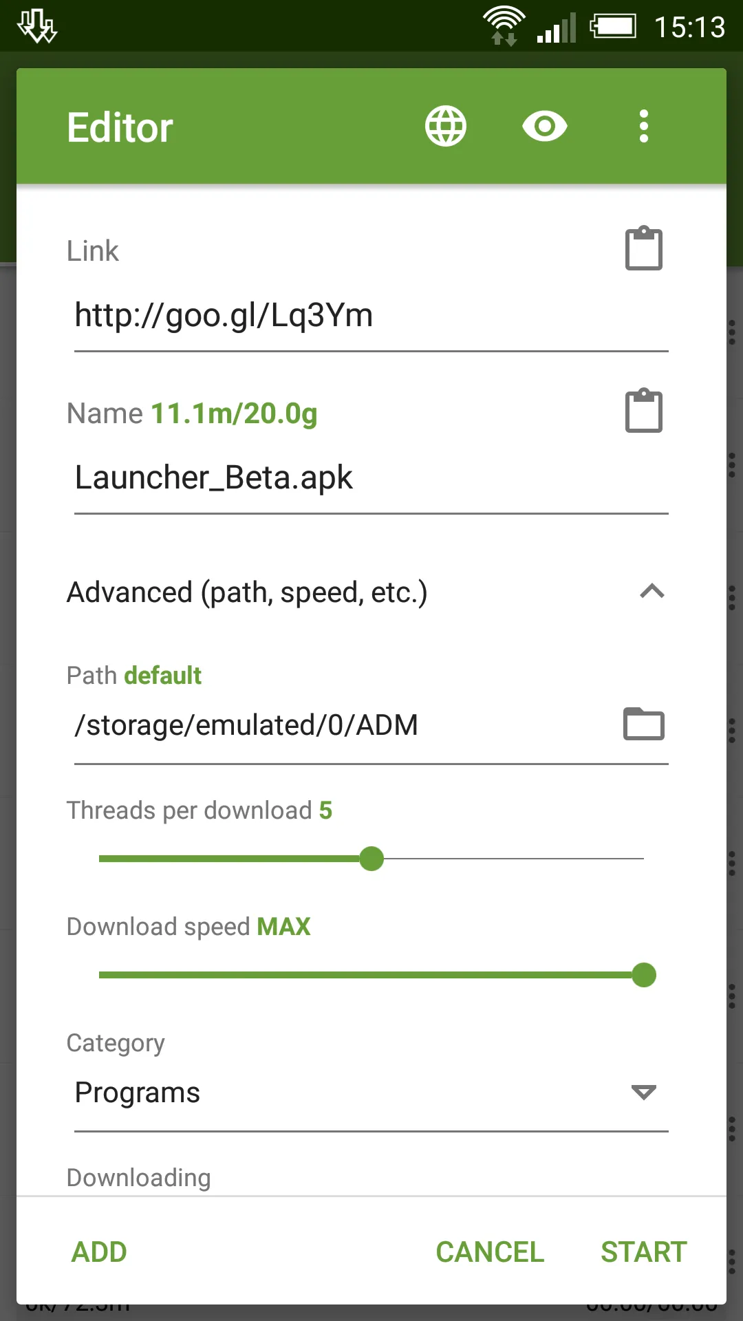 Advanced Download Manager | Indus Appstore | Screenshot