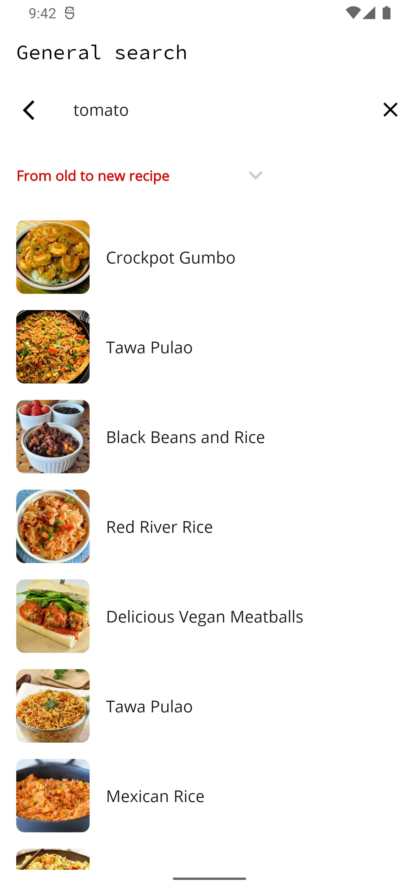 Rice Recipes | Indus Appstore | Screenshot