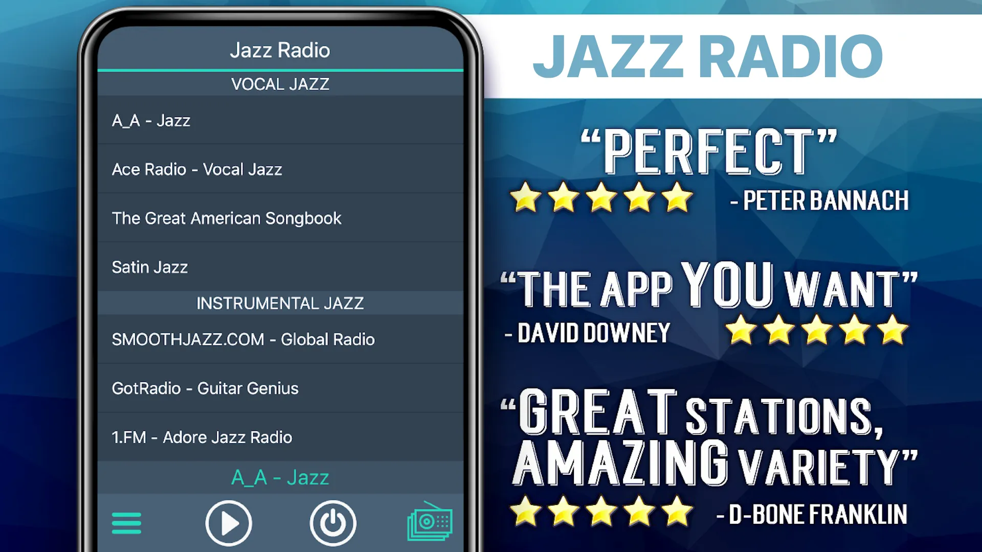 Jazz Radio Favorites | Indus Appstore | Screenshot