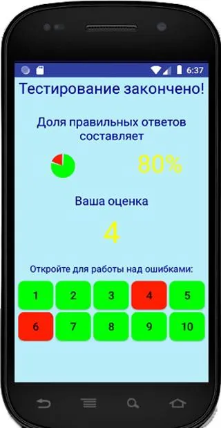 Общевоинские Уставы (тесты) | Indus Appstore | Screenshot