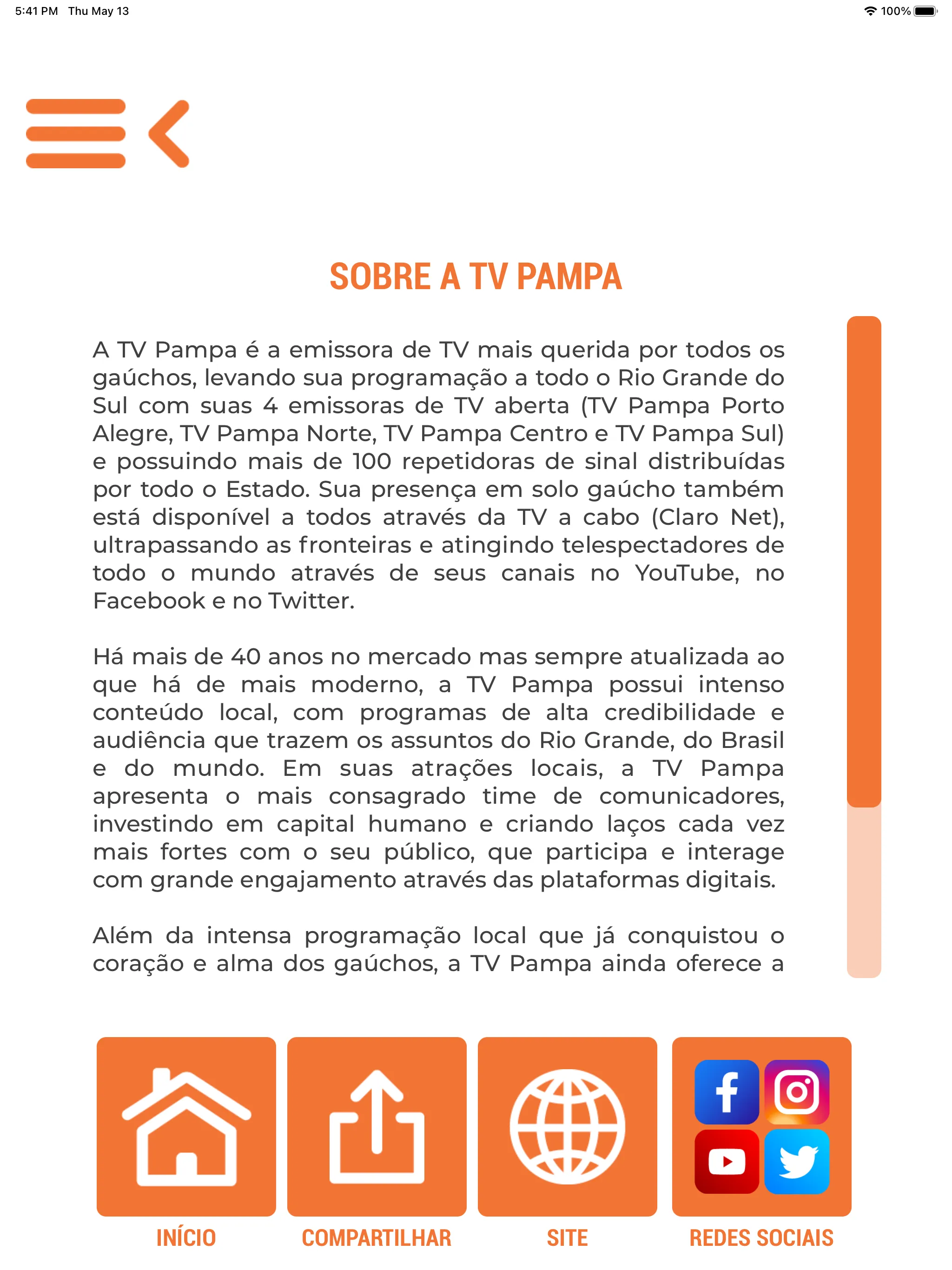 TV Pampa | Indus Appstore | Screenshot