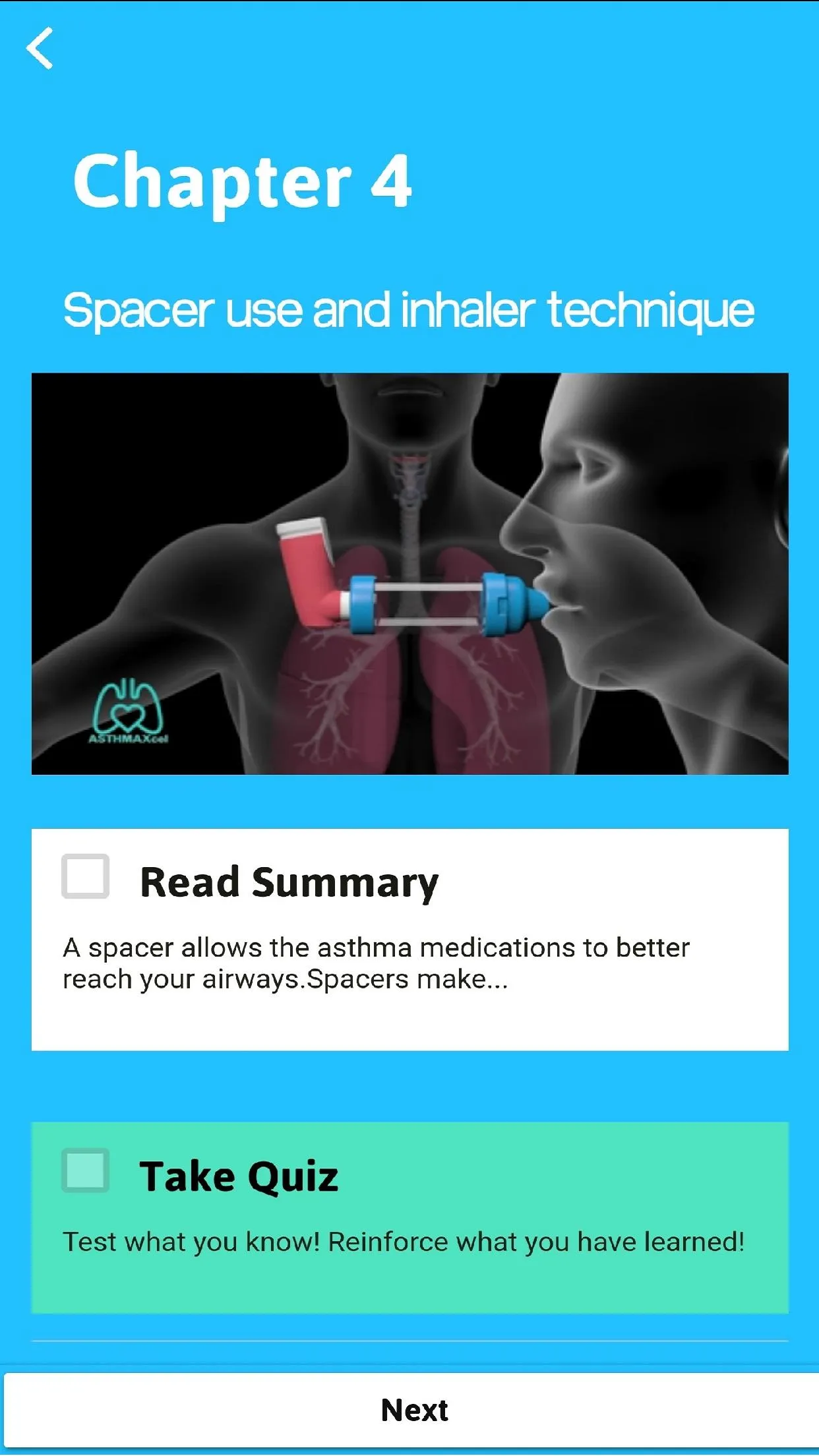 ASTHMAXcel PRO | Indus Appstore | Screenshot