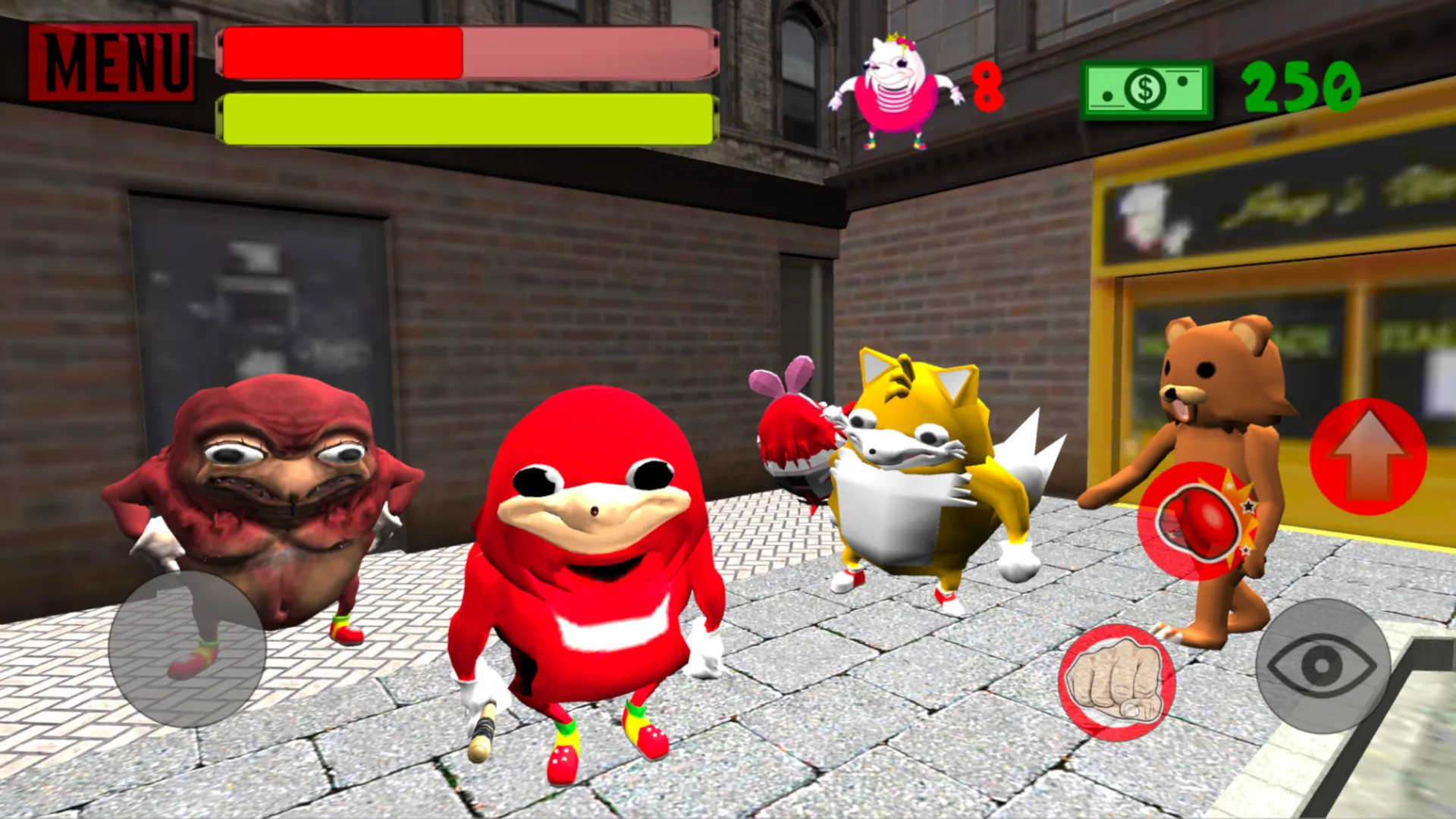 Ugandan Simulator. Knuckles 3D | Indus Appstore | Screenshot