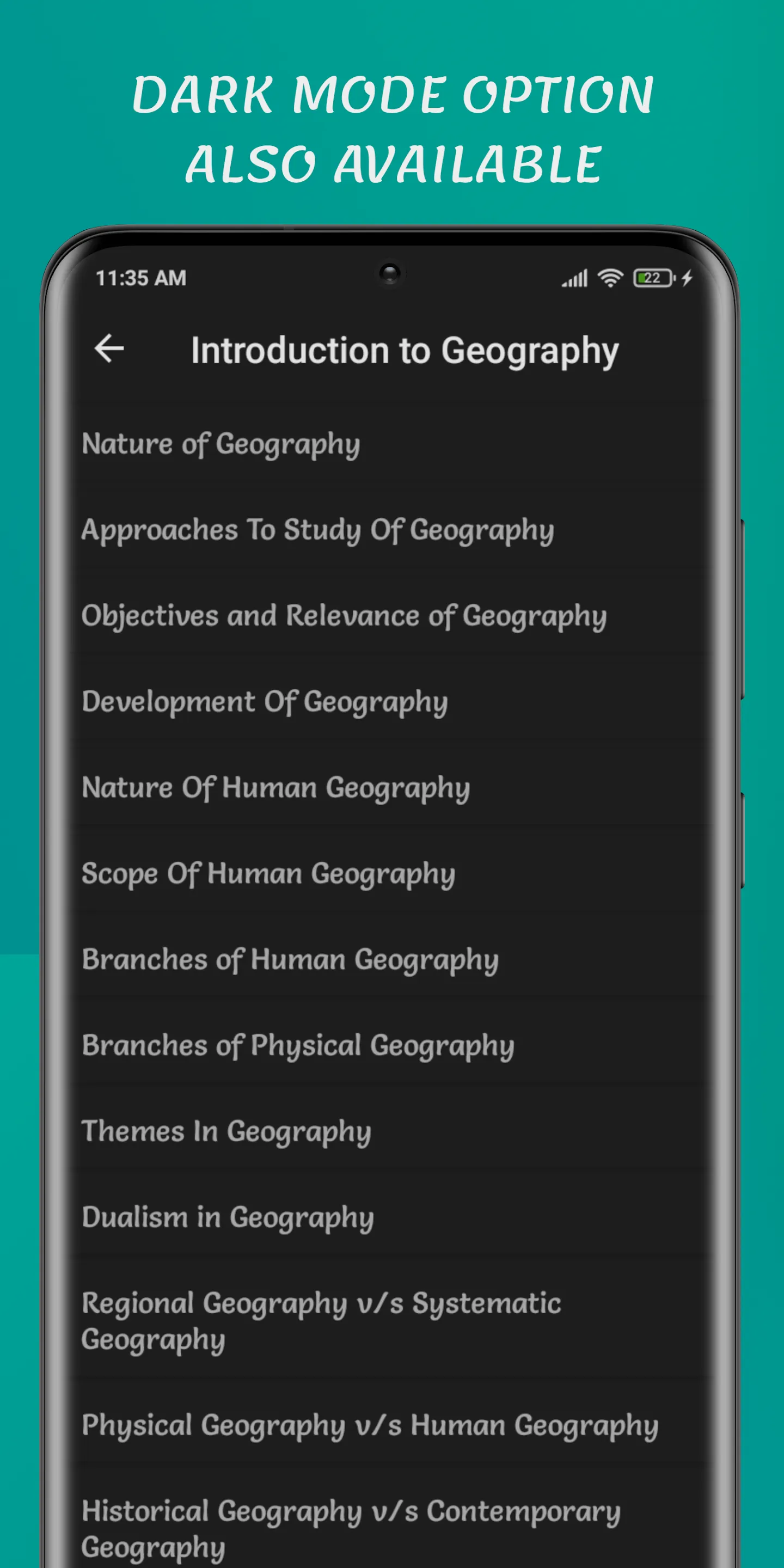 Introduction To Geography | Indus Appstore | Screenshot