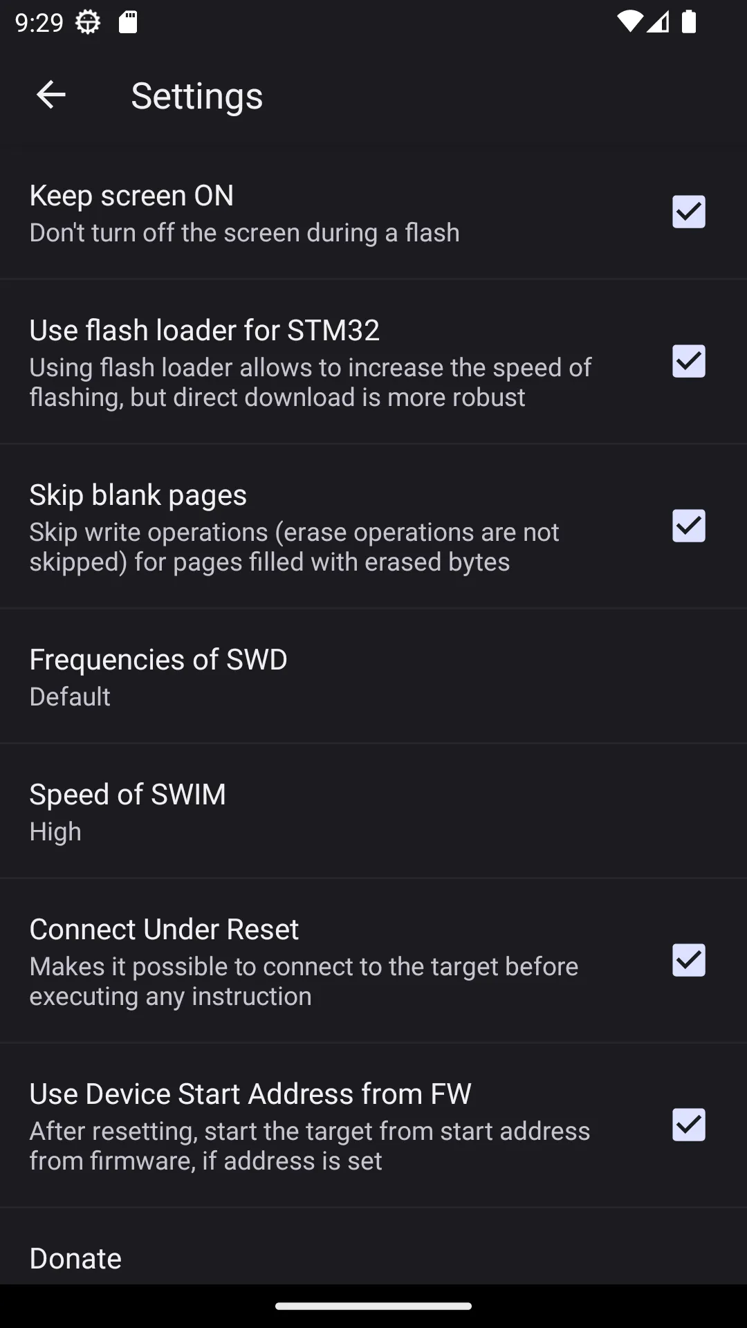 ZFlasher STM32 | Indus Appstore | Screenshot