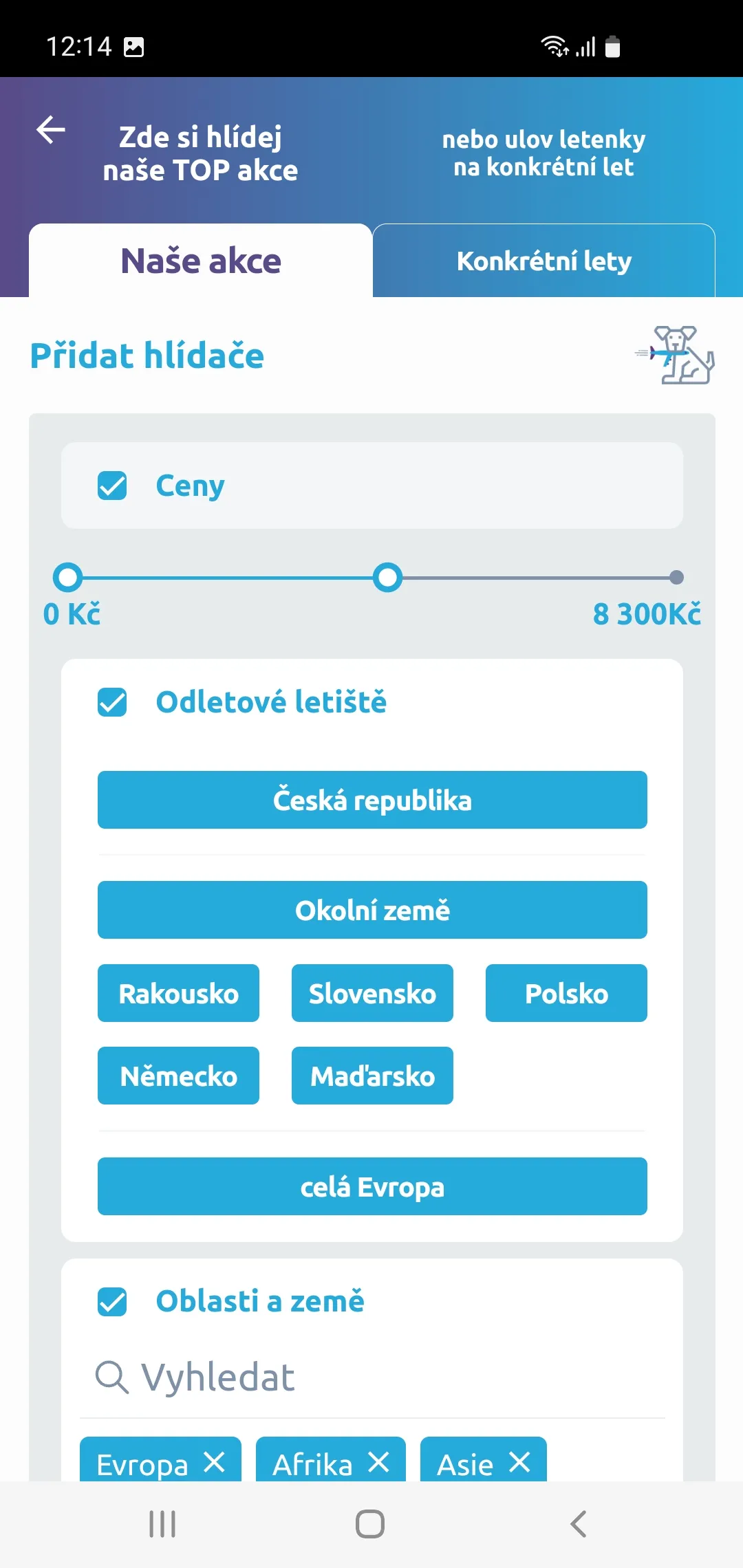 Zaletsi.cz - levné letenky | Indus Appstore | Screenshot