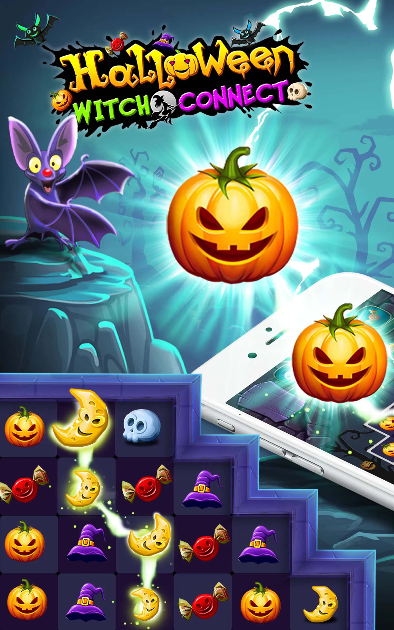 Witch Connect - Halloween game | Indus Appstore | Screenshot