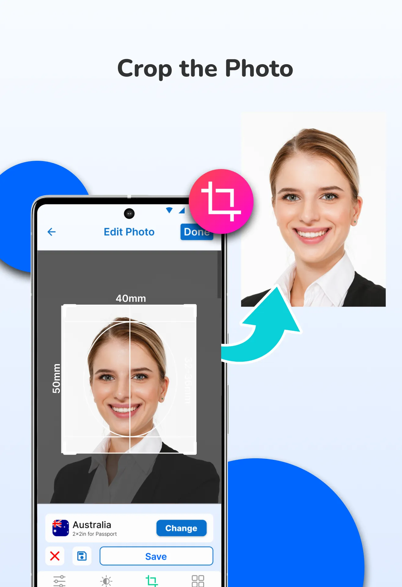 ID Photo: Passport Photo Maker | Indus Appstore | Screenshot