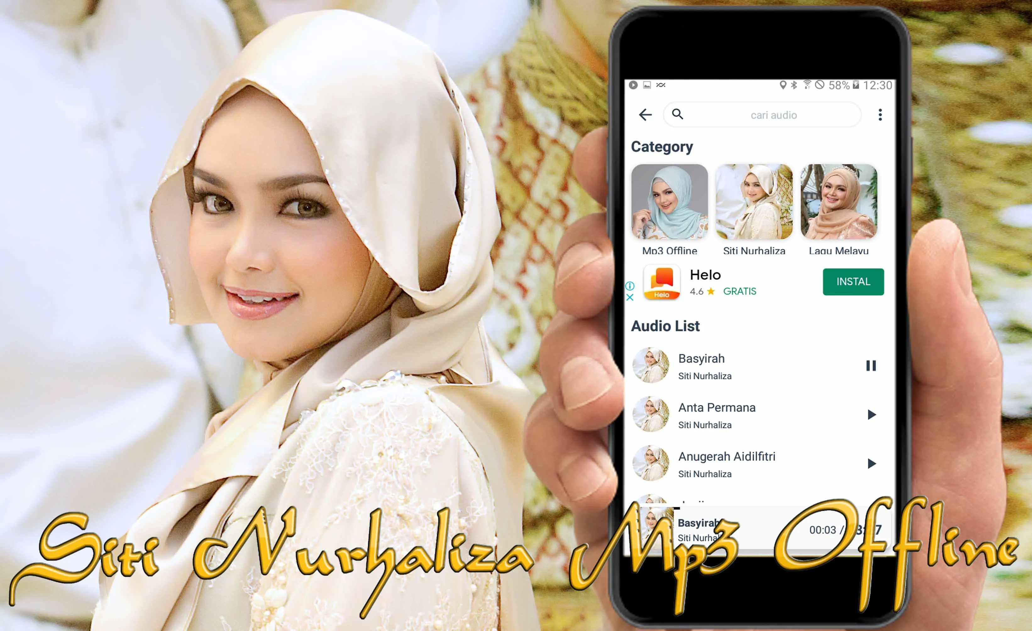 Siti Nurhaliza Mp3 Offline | Indus Appstore | Screenshot