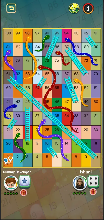 snakes and ladders Jim Game | Indus Appstore | Screenshot