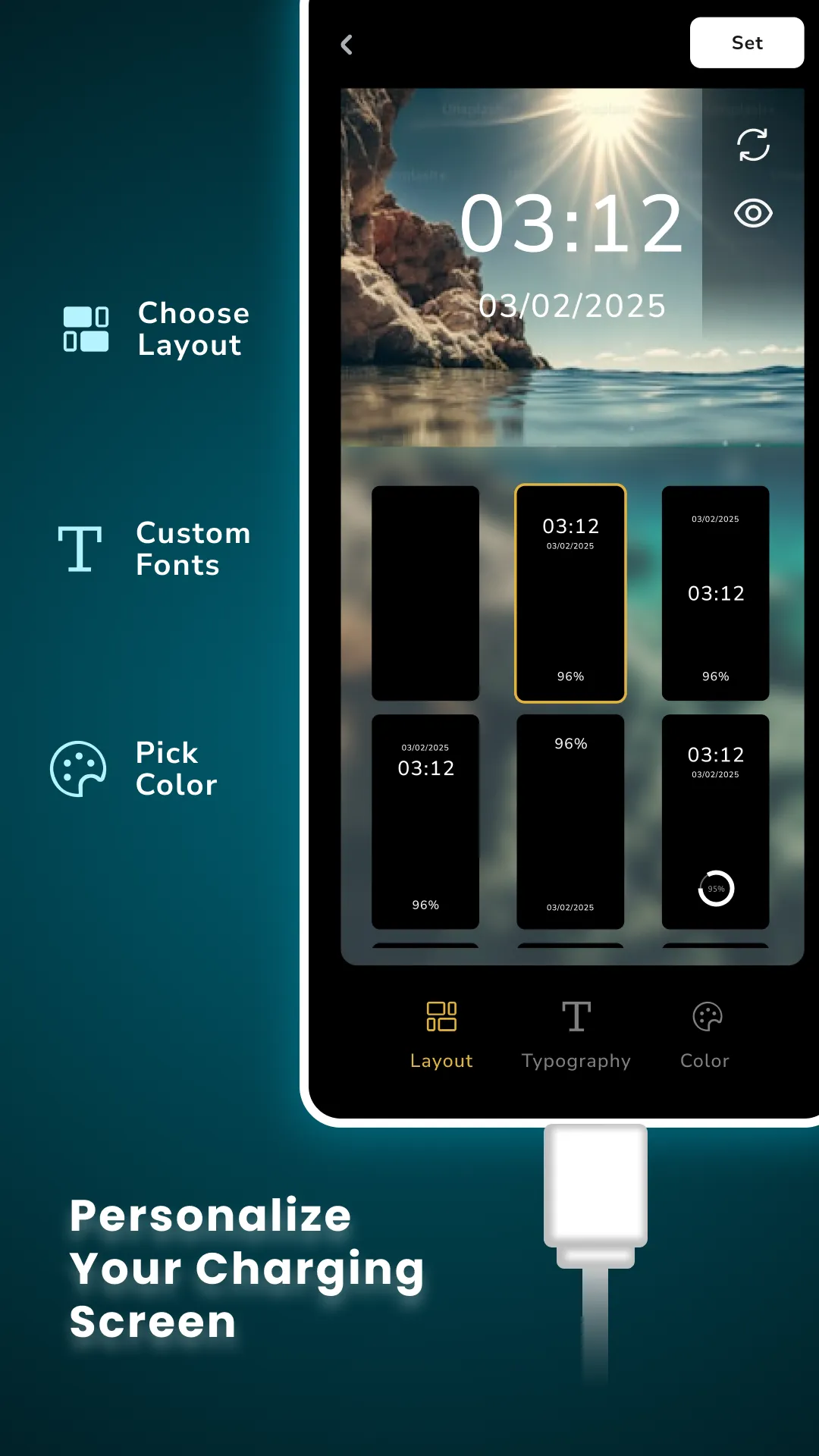 ChargeX: Charging wallpaper | Indus Appstore | Screenshot