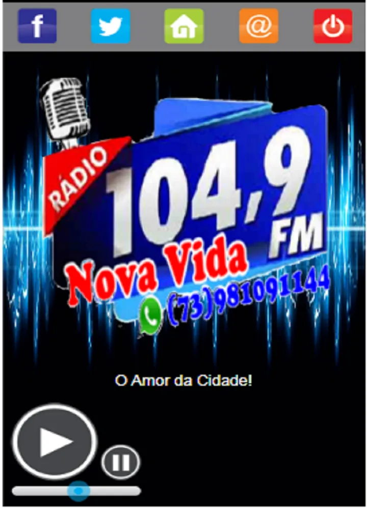 Rádio Nova Vida FM SJV | Indus Appstore | Screenshot