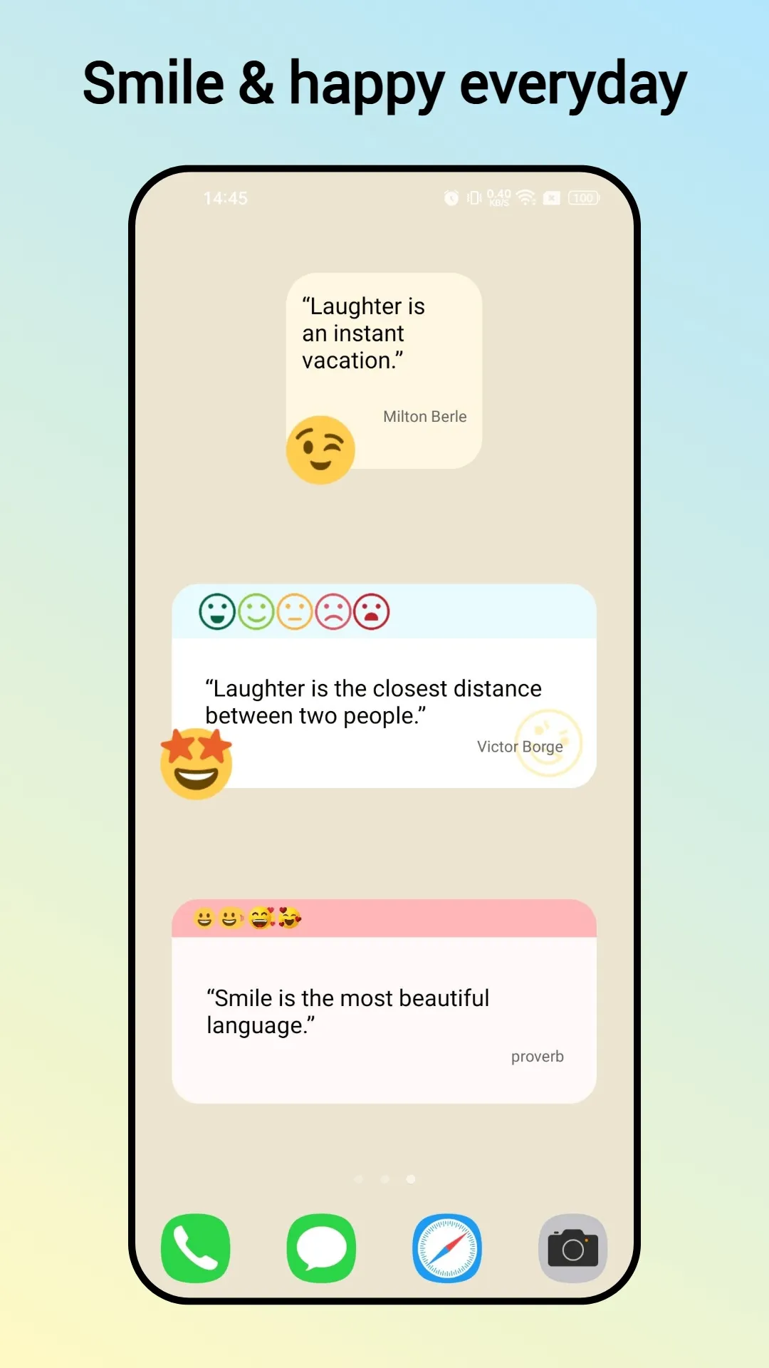 Happy Launcher, smile launcher | Indus Appstore | Screenshot